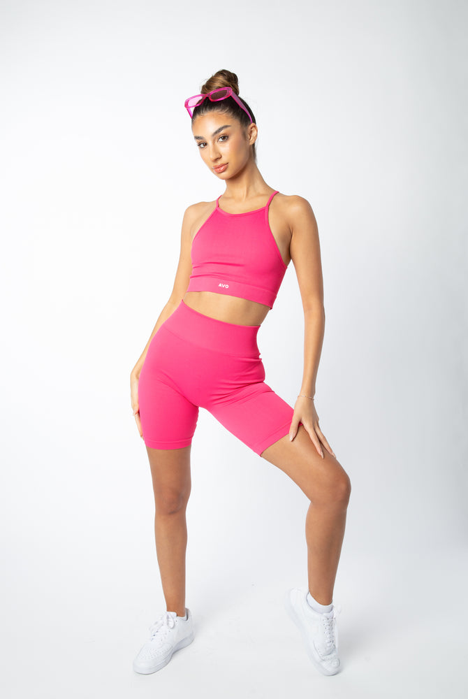 Michelle Biker Shorts - Hot Pink